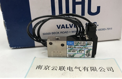 MAC solenoid valve 34B-ABA-GDFA-1KA