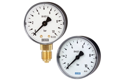 WIKA pressure gauges 111.10, 111.12